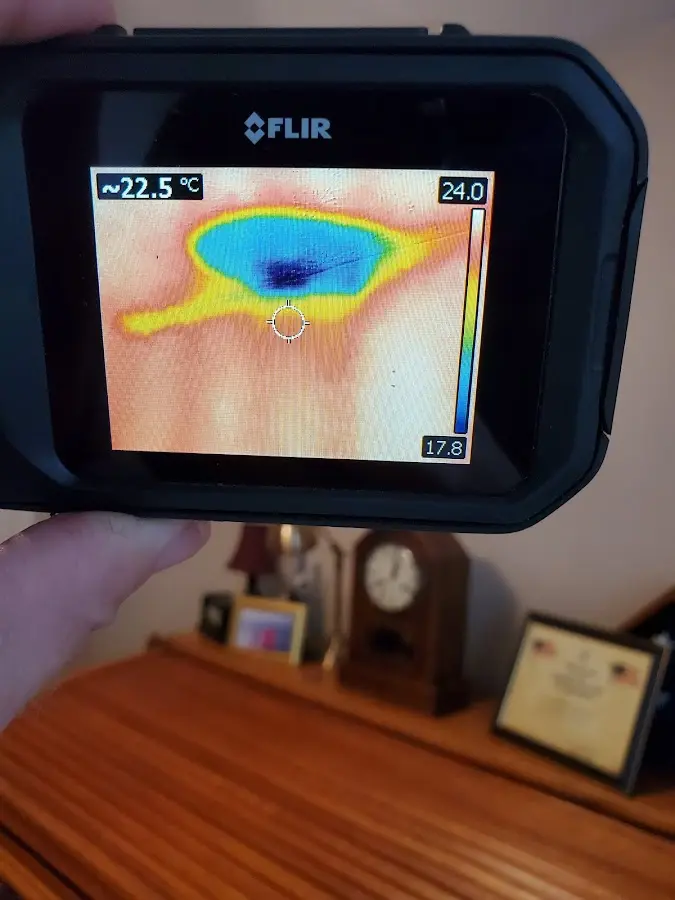 Thermal imaging inspection for water damage in Plaistow